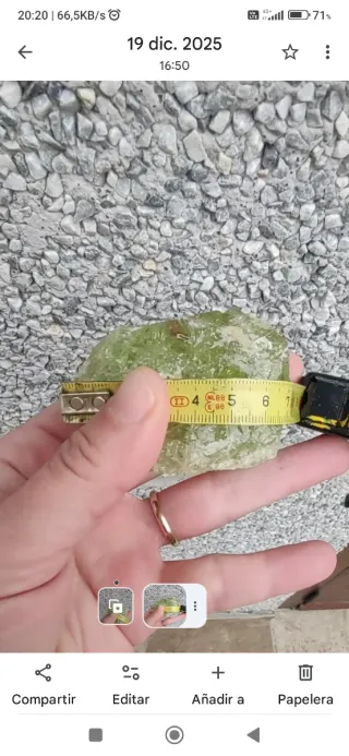 PERIDOTO Ó OLIVINO MINERAL