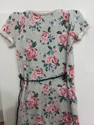 Conjunto Top y Falda Estampado Rosa