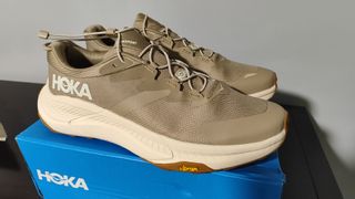 Hoka Transport Wide Beige/Marrón