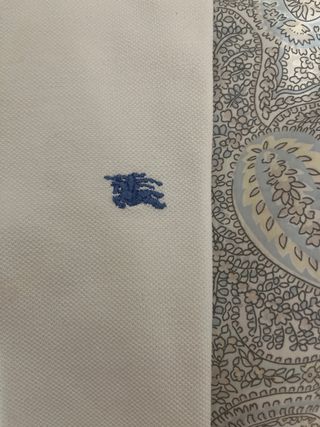 Polo Burberry Blanco Talla S