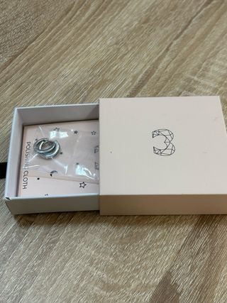 Pendientes aros plata detalle turquesa