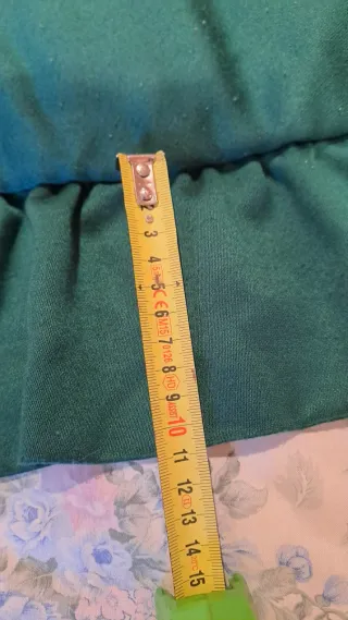 Edredón verde cama 90