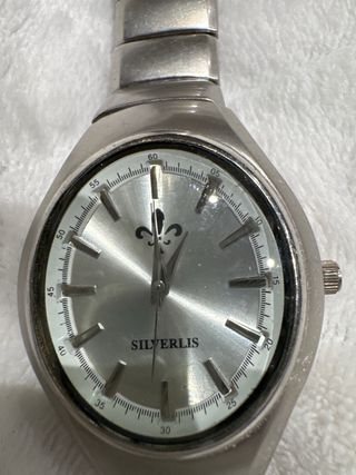 Reloj Silverlis de pulsera plateado