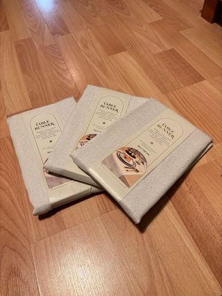 3 Caminos de Mesa Beige