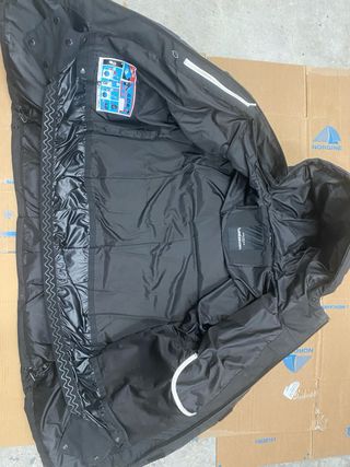 Cazadora Plumas Nieve XXL Negra