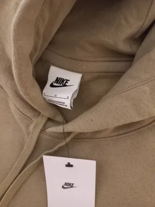 Sudadera Nike capucha camel Talla L