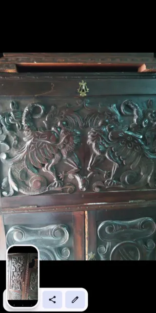 Mueble Castellano Antiguo Madera