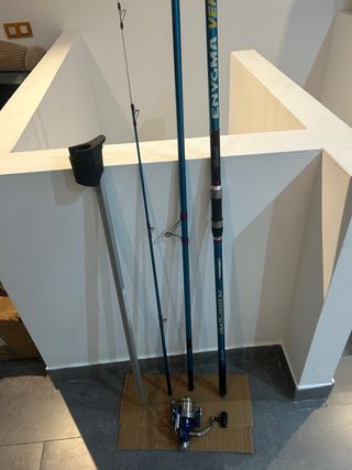 Combo pescar Caña y carrete de surfcasting