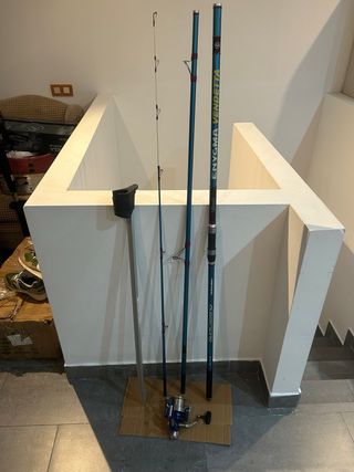 Combo pescar Caña y carrete de surfcasting