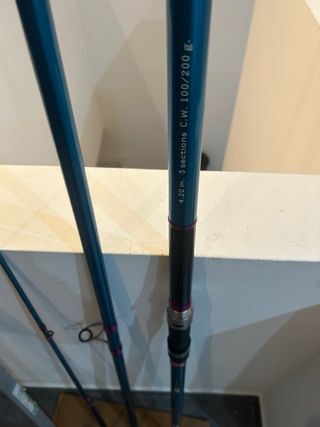 Combo pescar Caña y carrete de surfcasting