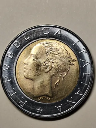 Moneta Italia repubblica 500 lire 1982 fdc