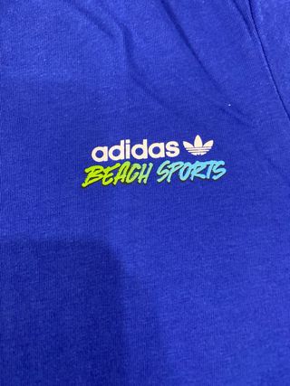 Camiseta Adidas Azul Niño Talla 11-12