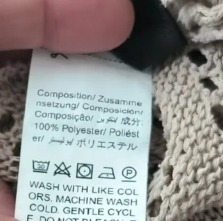 Jersey de punto calado tostado