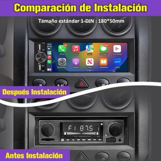 Radio de coche universal con CarPlay/Android auto