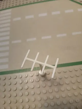 Lego Antenna Vintage Bianco