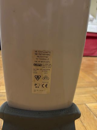 Estufa Aceite 2000W Beige/Gris