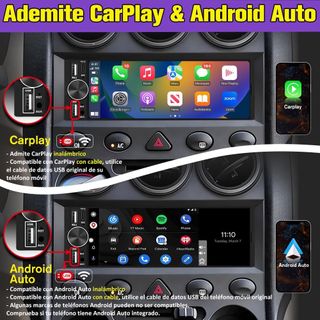 Radio de coche universal con CarPlay/Android auto