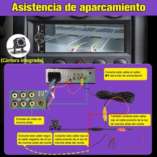 Radio de coche universal con CarPlay/Android auto