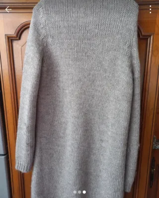 Chaqueta de punto mujer talla única, color vison