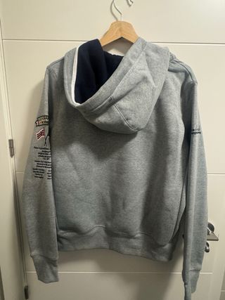 Sudadera Geographical Norway Mujer Talla XL Gris