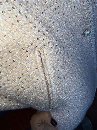 Traje Veni Infantino Boda Madrina Beige/Rosa