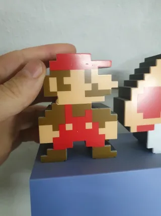 Lámpara Super Mario Bros Pixel Art
