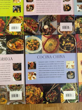 Colección libros de cocina internacional