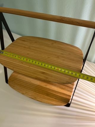 Estantería auxiliar madera y metal