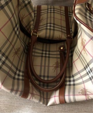 Bolsa de viaje Burberry grande