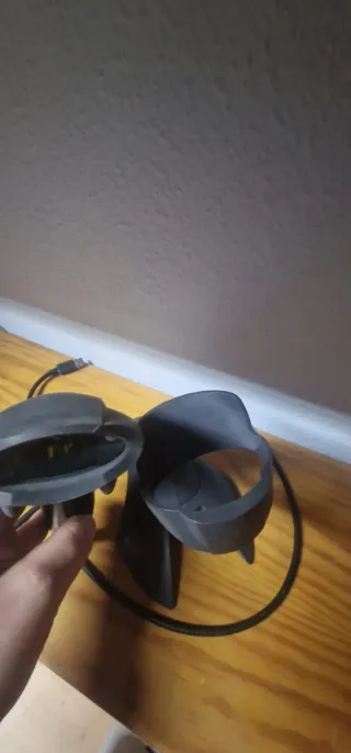 Escáner de mano con base