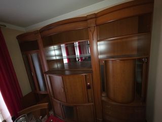 Mueble bar salón roble