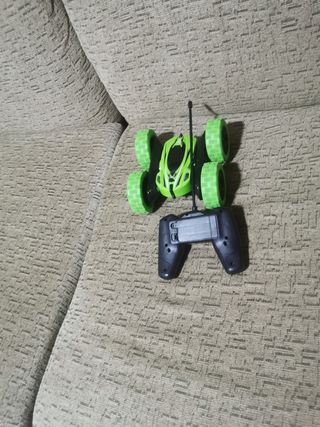 Coche Radio Control Verde y Negro