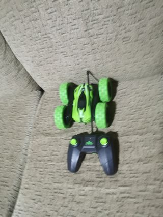 Coche Radio Control Verde y Negro