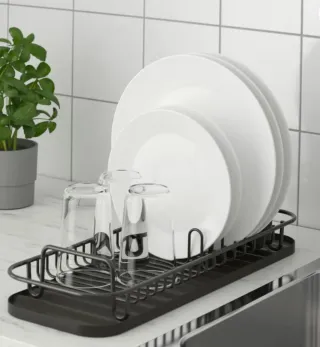 Escurridor platos LILLHAVET antracita