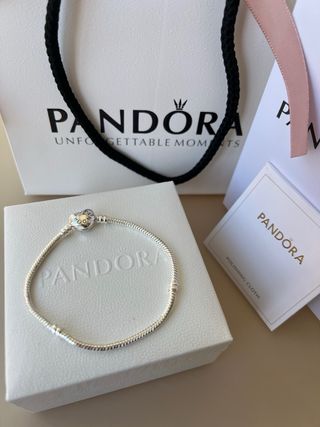 Pulsera Pandora cierre corazon