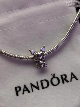 Charm plata Kuromi Peluche