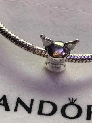 Charm plata Kuromi Peluche