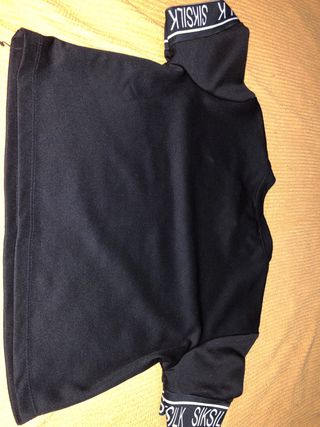 Camiseta SikSilk Negra Logo