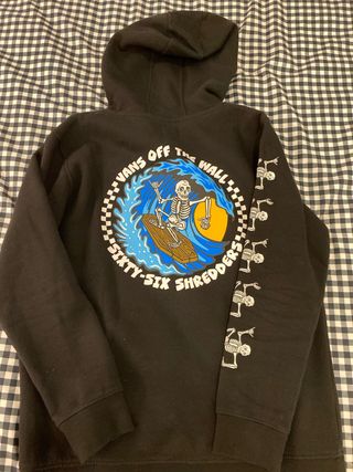 Sudadera Vans Negra Talla XL Niño