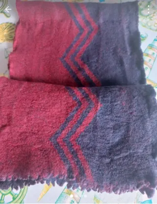 Bufanda hombre azul y rojo