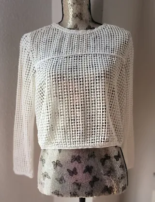 Jersey punto calado Zara