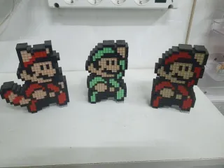 Muñecos Pixel Super Mario Bros