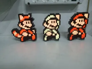 Muñecos Pixel Super Mario Bros