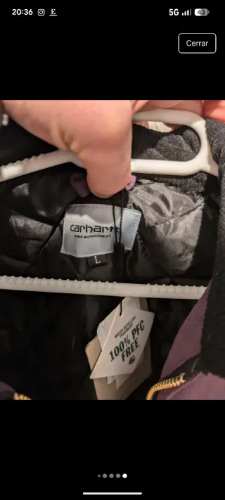 Chaqueta Carhartt Morada