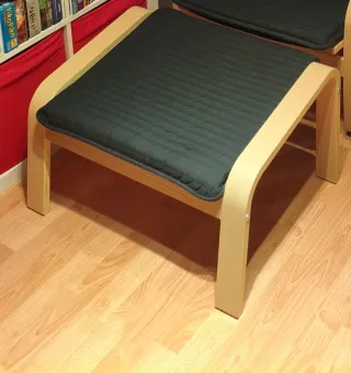 Reposapiés Poäng Ikea Negro