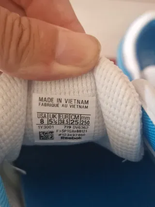 Zapatillas Reebok CrossFit Azul y Blanco