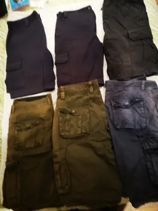 Pantalones cortos multibolsillos varios colores