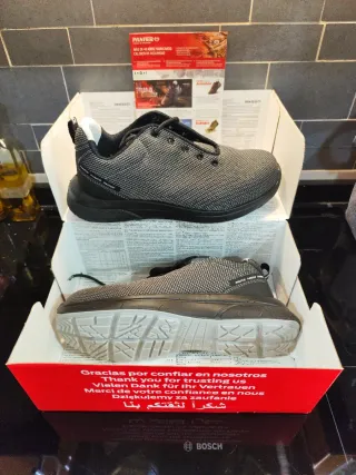 Zapatillas de Seguridad Panter Negras/Grises