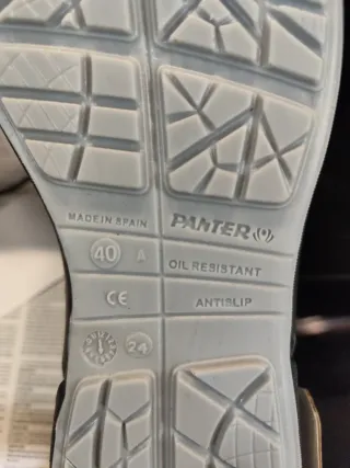 Zapatillas de Seguridad Panter Negras/Grises