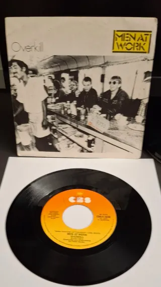 Men At Work - Overkill 45 Giri
